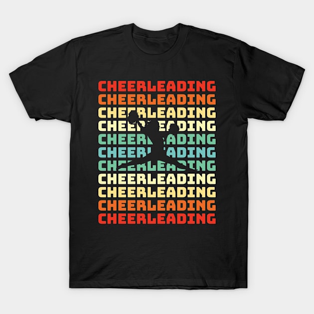 Cheerleader Retro Cheerleading Lover T-Shirt by Tracy